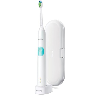 Щітка зубна електр. Philips, Sonicare ProtectiveClean 4300, 62т. колив/хв, насадок-1, футляр, білий (HX6807/28) Щітка зубна електр. Philips, Sonicare ProtectiveClean 4300, 62т. колив/хв, насадок-1, футляр, білий (HX6807/28)