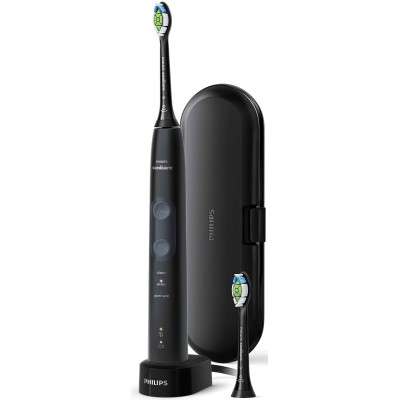 Щітка зубна електр. Philips, Sonicare ProtectiveClean 5100, 62т. колив/хв, насадок-1, футляр, чорний (HX6850/47) Щітка зубна електр. Philips, Sonicare ProtectiveClean 5100, 62т. колив/хв, насадок-1, футляр, чорний (HX6850/47)