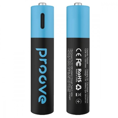 Акумуляторні батарейки Proove Compact Energy AAA 2 pcs (RBCE75010008) Black