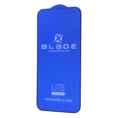 Захисне скло BLADE LITE Series Full Glue iPhone 13/13 Pro/14 без упаковки black