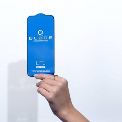 Захисне скло BLADE LITE Series Full Glue iPhone 13/13 Pro/14 без упаковки black
