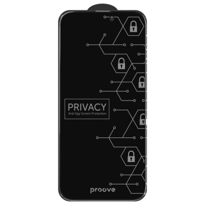 Захисне скло iPhone 16 Plus Proove Privacy Black