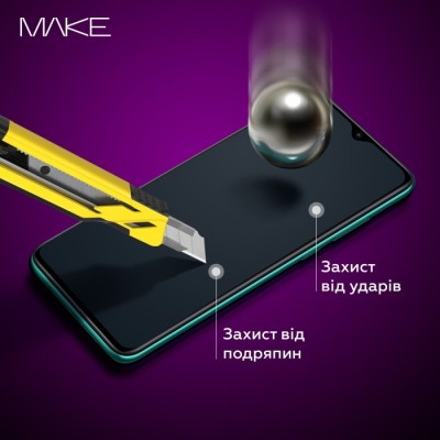 Захисне скло Motorola G04/G24/G24 Power MAKE FC FG чорне
