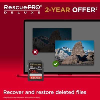 Карта пам'яті SanDisk SD 128GB C10 UHS-II U3 R280/W100MB/s Extreme Pro V60 (SDSDXEP-128G-GN4IN) Карта пам'яті SanDisk SD 128GB C10 UHS-II U3 R280/W100MB/s Extreme Pro V60 (SDSDXEP-128G-GN4IN)