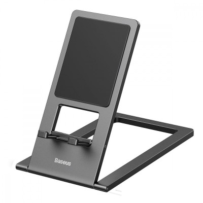 Підставка для телефону Baseus Foldable Metal (LUKP000013) Gray
