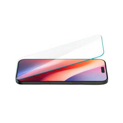 Скло Spigen для iPhone 16 Plus/15 Plus, Glas, tR SLIM HD, (1 Pack) (AGL06890)