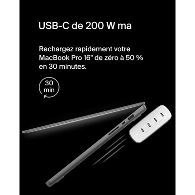Зарядний пристрій мережевий Belkin 200Вт 4хUSB-С GAN PD PPS, білий (WCH015VFWH) Зарядний пристрій мережевий Belkin 200Вт 4хUSB-С GAN PD PPS, білий (WCH015VFWH)