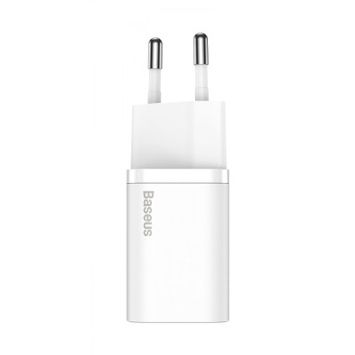 Зарядний Пристрій Baseus 1Type-C Super Si 25W + Cable Type-C to Type-C 1m (TZCCSUP-L02) White Зарядний Пристрій Baseus 1Type-C Super Si 25W + Cable Type-C to Type-C 1m (TZCCSUP-L02) White