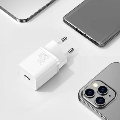 Зарядний Пристрій Baseus 1Type-C Super Si 30W (CCSUP-J02) White Зарядний Пристрій Baseus 1Type-C Super Si 30W (CCSUP-J02) White