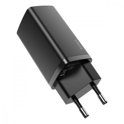 Зарядний Пристрій Baseus 1USB + Type-C Baseus GaN Lite 65W (CCGAN2L-B02) White Зарядний Пристрій Baseus 1USB + Type-C Baseus GaN Lite 65W (CCGAN2L-B02) White