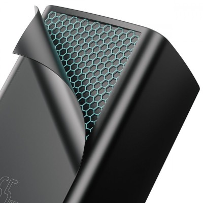 Зарядний Пристрій Baseus 1USB + Type-C Baseus GaN Lite 65W (CCGAN2L-B02) White Зарядний Пристрій Baseus 1USB + Type-C Baseus GaN Lite 65W (CCGAN2L-B02) White
