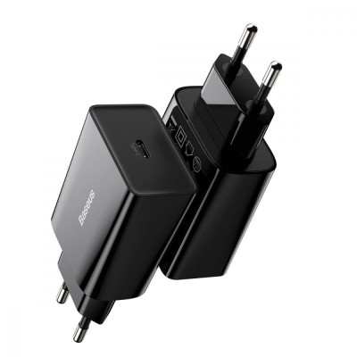 Зарядний Пристрій Baseus 20W QC 1С CCFS-SN01 Black Зарядний Пристрій Baseus 20W QC 1С CCFS-SN01 Black