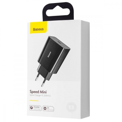 Зарядний Пристрій Baseus 20W QC 1С CCFS-SN02 White Зарядний Пристрій Baseus 20W QC 1С CCFS-SN02 White