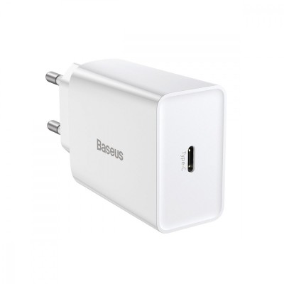 Зарядний Пристрій Baseus 20W QC 1С CCFS-SN02 White Зарядний Пристрій Baseus 20W QC 1С CCFS-SN02 White