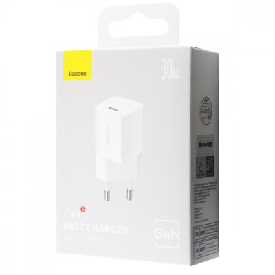 Зарядний Пристрій Baseus GaN5 Fast Charger 1C 20W CCGN050101 Black