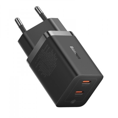 Зарядний Пристрій Baseus GaN5 Pro 40W C+C 40W (CCGP180101) Black
