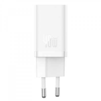 Зарядний Пристрій Baseus GaN5 Pro 40W Wall charger 2Type-C (CCGP180102) White