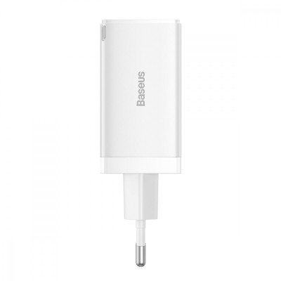 Зарядний Пристрій Baseus GaN5 Pro 65W 2C+U (CCGP120202 ) Бiлий Зарядний Пристрій Baseus GaN5 Pro 65W 2C+U (CCGP120202 ) Бiлий