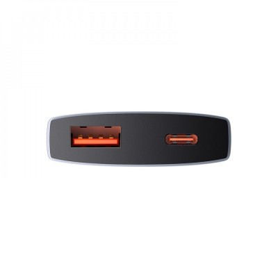 Зарядний Пристрій Baseus GaN5 Pro 65W Ultra-Slim (Type-C + USB) + Кабель Type-C to Type-C 100W (1м) (CCGP150113) Gray