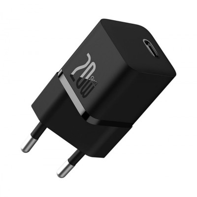 Зарядний Пристрій Baseus GaN5S 20W Fast Charger (1 Type-C) (P10162503113-00) Black