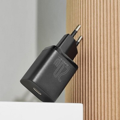 Зарядний Пристрій Baseus Super Silicone PD Charger 20W (1Type-C) (CCSUP-B02) White Зарядний Пристрій Baseus Super Silicone PD Charger 20W (1Type-C) (CCSUP-B02) White
