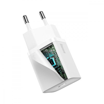 Зарядний Пристрій Baseus Super Silicone PD Charger 20W (1Type-C) + With Cable Type-C to Lightning (TZCCSUP-B01) Black Зарядний Пристрій Baseus Super Silicone PD Charger 20W (1Type-C) + With Cable Type-C to Lightning (TZCCSUP-B01) Black