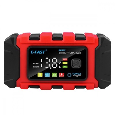 Зарядний пристрій E-Fast TK360 12V/6A CS red Зарядний пристрій E-Fast TK360 12V/6A CS red