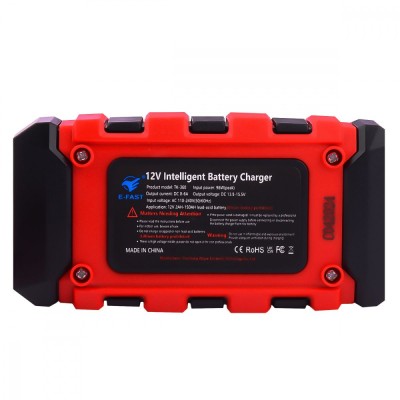 Зарядний пристрій E-Fast TK360 12V/6A CS red Зарядний пристрій E-Fast TK360 12V/6A CS red