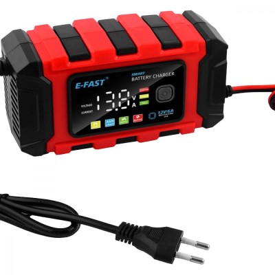 Зарядний пристрій E-Fast TK360 12V/6A CS red Зарядний пристрій E-Fast TK360 12V/6A CS red