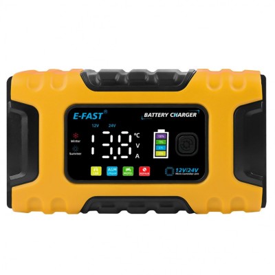 Зарядний пристрій E-Fast TK600 12V10A 24V/5A CS yellow Зарядний пристрій E-Fast TK600 12V10A 24V/5A CS yellow