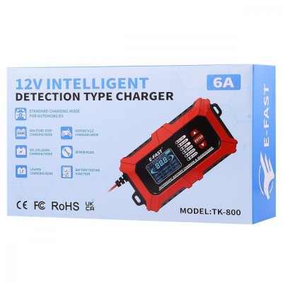 Зарядний пристрій E-Fast TK800 CS red Зарядний пристрій E-Fast TK800 CS red