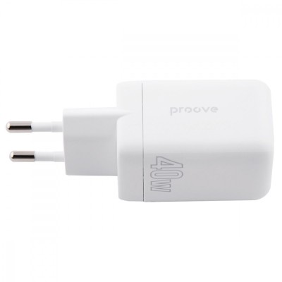 Зарядний Пристрій Proove Silicone Power 40W (Type-C + Type-C) (WCSP4020001) Black