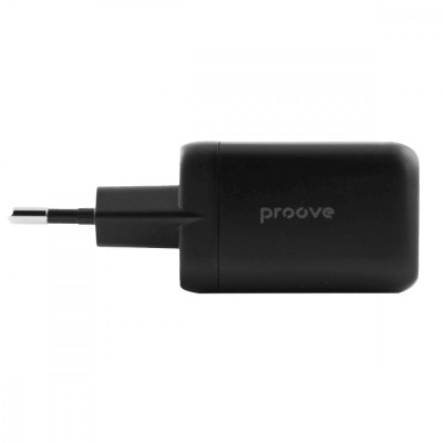 Зарядний Пристрій Proove Silicone Power 40W (Type-C + Type-C) (WCSP4020001) Black