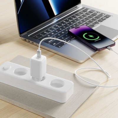 Зарядний Пристрій Proove Silicone Power 40W (Type-C + Type-C) (WCSP4020002) White