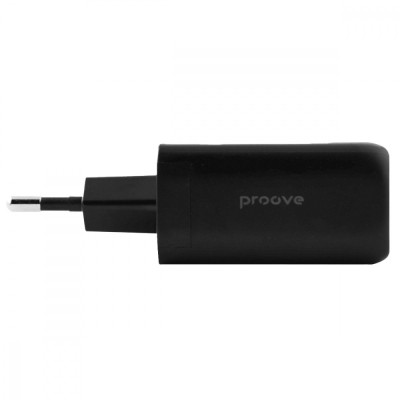 Зарядний Пристрій Proove Silicone Power 45W (Type-C + USB) (WCSP45110001) Black Зарядний Пристрій Proove Silicone Power 45W (Type-C + USB) (WCSP45110001) Black
