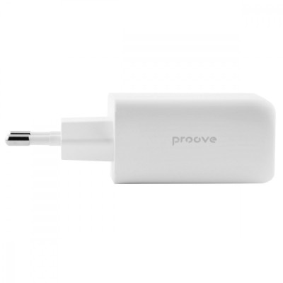 Зарядний Пристрій Proove Silicone Power 45W (Type-C + USB) (WCSP45110002) White Зарядний Пристрій Proove Silicone Power 45W (Type-C + USB) (WCSP45110002) White