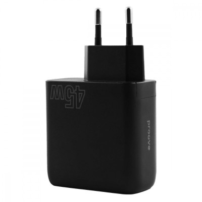 Зарядний Пристрій Proove Silicone Power 45W (Type-C + USB) (WCSP45110002) White Зарядний Пристрій Proove Silicone Power 45W (Type-C + USB) (WCSP45110002) White