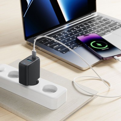 Зарядний Пристрій Proove Silicone Power 45W (Type-C + USB) (WCSP45110002) White Зарядний Пристрій Proove Silicone Power 45W (Type-C + USB) (WCSP45110002) White