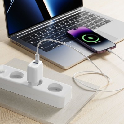 Зарядний Пристрій Proove Silicone Power Plus 30W (Type-C + USB) (WCSP3011002) White