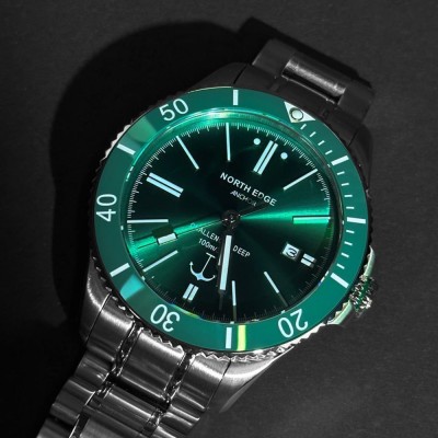 Механічний Годинник NORTH EDGE ANCHOR black