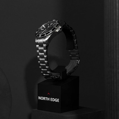 Механічний Годинник NORTH EDGE ANCHOR black