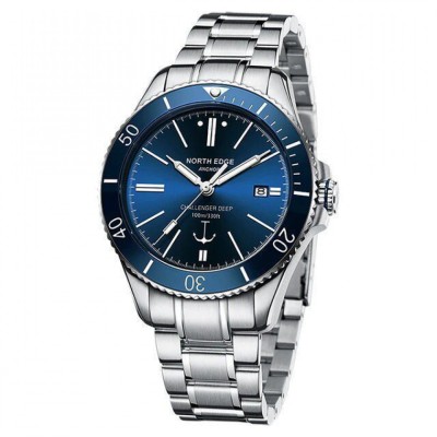 Механічний Годинник NORTH EDGE ANCHOR blue