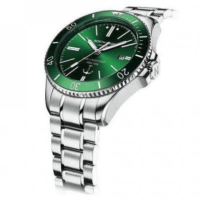 Механічний Годинник NORTH EDGE ANCHOR green