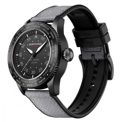 Механічний Годинник NORTH EDGE MACH black