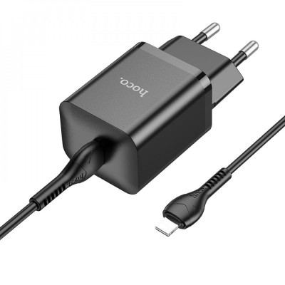 МЗП Hoco N27 Innovative 20W (1 Type-C) + Кабель Type-C to Lightning white