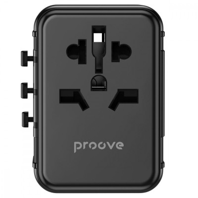 Універсальний адаптер Proove Trip 20W (TATL20310001) Black