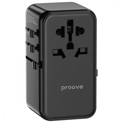 Універсальний адаптер Proove Trip 85W (TATR85130001) Black