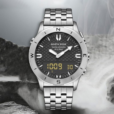 Цифровий Годинник NORTH EDGE Snow Leopard silver