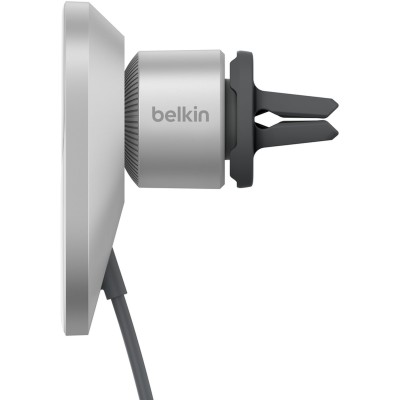 Автомобільний тримач смартфона Belkin MagSafe Qi2 бездротова зарядка, чорний (WIC008BTGR-V2) Автомобільний тримач смартфона Belkin MagSafe Qi2 бездротова зарядка, чорний (WIC008BTGR-V2)