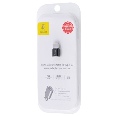 Adapter Baseus Type-C -> MicroUSB (CAMOTG-01) Adapter Baseus Type-C -> MicroUSB (CAMOTG-01)